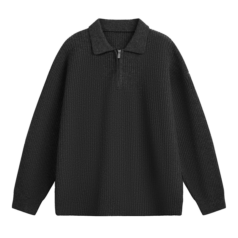 Half-Zip Collar Sweater